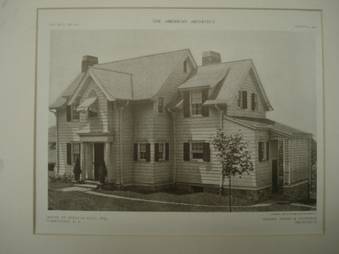 House of Douglas Kent, Esq., Tarrytown, NY, 1909, Messrs. Ewing & Chappell