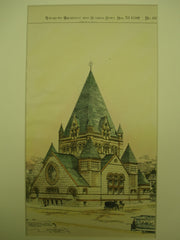 St. John's Lutheran Church , Pittsburgh, PA, 1892, S. T. McClarren