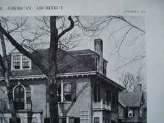 House of Dr. John H. Payne , Brookline, MA, 1912, Mr. W.H. Andrews