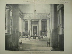 Pompeian Court of the Library at the University Club , New York, NY, 1899, McKim, Mead & White