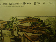 House of C. S. Roberts, Cambridge, MA, 1896, W. G. Rantoul