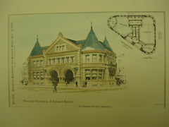 Newton National & Savings Banks, Newton, MA, 1896, Wm. Gibbons Preston