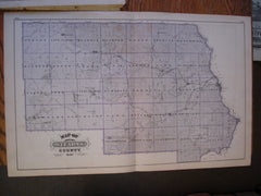 Stearns County, Minnesota & (reverse side) Sketches around Benton and Stearns Counties , Stearns County, MN, 1874, NA