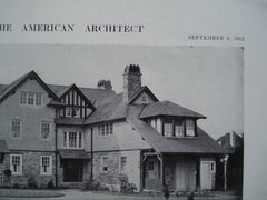 House of Ira Jewell Williams, Esq., St. Martin's, PA, 1912, Messrs. Duhring, Okie & Ziegler