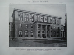 Avery Library Building of Columbia University , New York, NY, 1912, Messrs. McKim, Mead & White