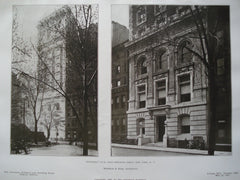 Engineers' Club, West Fortieth Street, New York, NY, 1907, Whitfield & King