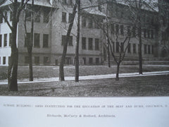 School Building: Ohio Institution for the Education of the Deaf and Dumb , Columbus, OH, 1907, Richards, McCarty & Bulford