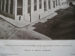 National Shawmut Bank, Devonshire, Water and Congress Streets , Boston, MA, 1907, Winslow & Bigelow