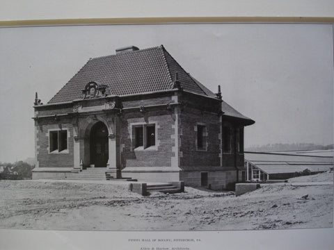 Phipps Hall of Botany , Pittsburgh, PA, 1907, Alden & Harlow