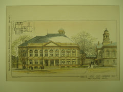Probate Office , East Cambridge, MA, 1889, Wait & Cutter