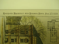 Probate Office , East Cambridge, MA, 1889, Wait & Cutter