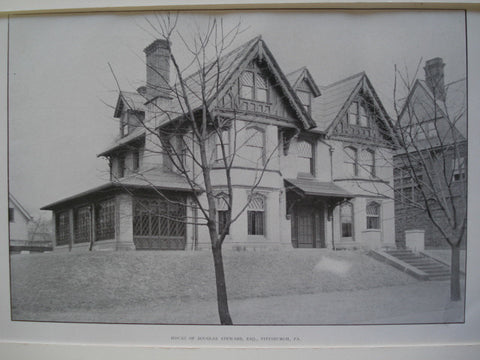 of the House of Douglas Steward, Esq. , Pittsburgh, PA, 1907, Peabody & Stearns