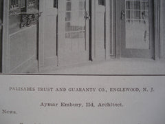 Palisades Trust and Guaranty Co., Englewood, NJ, 1907, Aymar Embury, IId.