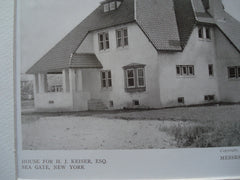 H. J. Keiser House, Sea Gate, NJ, 1909, Squires and Wynkoop
