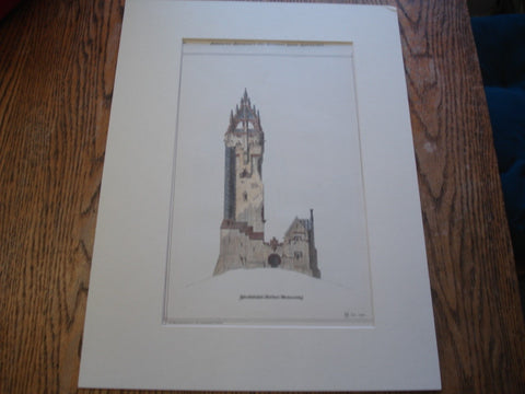 The Wallace Monument, Stirling,Scotland, UK, 1879, Unknown