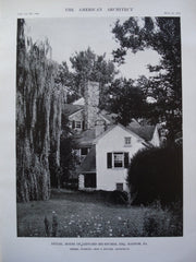 Detail of the House of Ledyard Hecksher, Esq., Radnor, PA, 1912, Messrs. Duhring, Okie & Ziegler