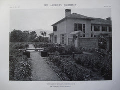 Dingleton House, Cornish, NH, 1912, Mr. Charles A. Platt