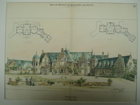 Proposed House for R. C. Sibley, Esq, New York, NY, 1893, Jas. Brown Lord