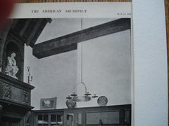 Private Office in the Architectural Offices of Messrs. Mellor & Meigs , Philadelphia, PA, 1913, Messrs. Mellor & Meigs