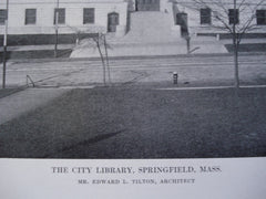 City Library , Springfield, MA, 1912, Mr. Edward L. Tilton – St. Croix ...