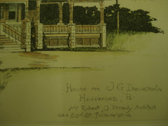 House of J. G. Darlington , Haverford , PA, 1886, Robert G. Kennedy