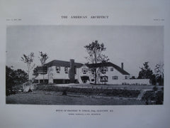 House of Frederic W. Upham, Esq., Glenview, IL, 1912, Messrs. Marshall & Fox