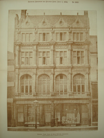 Thos. Cook & Son's Offices , Leicester, England, UK, 1895, Goddard, Paget & Goddard