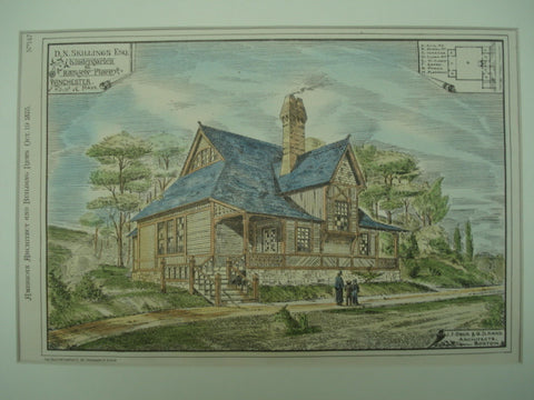 Kindergarten for D. N. Skillings, Esq. at Rangely Place, Winchester, MA, 1878, J. F. Ober & G. D. Rand