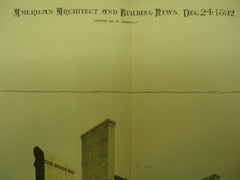 Jennings House , Annapolis, MD, 1892, Unknown