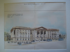 Middlesex Registry of Deeds and Probate Court, Cambridge, MA, 1897, Olin W. Cutler