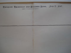 Middlesex Registry of Deeds and Probate Court, Cambridge, MA, 1897, Olin W. Cutler