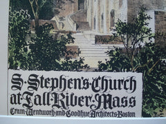 St. Stephen's Church , Fall River, MA, 1897, Cram, Wentworth and Goodhue