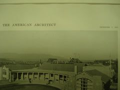 Frederick H. Cossitt Memorial at Colorado College , Colorado Springs, CO, 1915, Mr. Maurice B. Biscoe