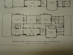 Interior of the House of Mrs. Florence Blythe Moore , Piedmont, CA, 1915, Messrs. Bliss and Faville