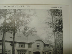 House of John S. Norton, Mountain, NJ, 1915, Wilder and White