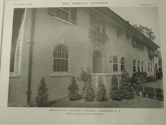 House of Dr. Frederic J. Hughes, Plainfield, NJ, 1915, Wilder and White