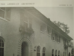 House of Dr. Frederic J. Hughes, Plainfield, NJ, 1915, Wilder and White