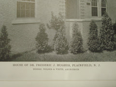 House of Dr. Frederic J. Hughes, Plainfield, NJ, 1915, Wilder and White