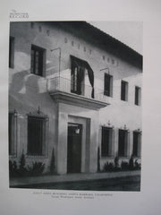 Daily News Building , Santa Barbara, CA, 1924, George Washington Smith