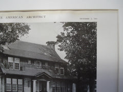 House of W. G. Eckles, New Castle, PA, 1915, W. G. Eckles