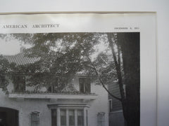House of Dr. R. T. French, Rochester, NY, 1915, Foote, Headley and Carpenter