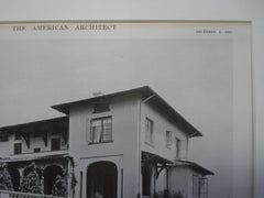 House of Mrs. M. C. Russell, Hollywood, CA, 1915, Elmer Grey