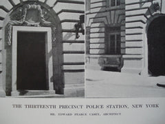 Thirteenth Precinct Police Station , New York, NY, 1912, Mr. Edward Pearce Casey