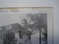 House of W. H. Lothrup, Newtonville, MA, 1915, Benjamin Proctor