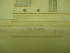All Saints Church , Ackworth, Moortop, England, UK, 1891, Henry Curzon