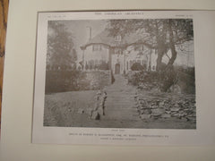 Robert R. McGoodwin House, St. Martins, Philadelphia, PA, 1915, Robert R. McGoodwin