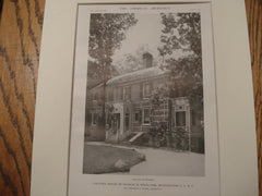 Francis M. Weld House, Huntington, Long Island, NY, 1915, Charles A. Platt