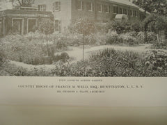 Francis M. Weld House, Huntington, Long Island, NY, 1915, Charles A. Platt
