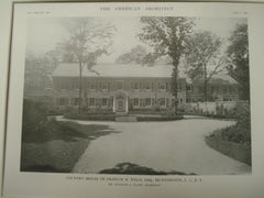 Francis M. Weld House, Huntington, Long Island, NY, 1915, Charles A. Platt