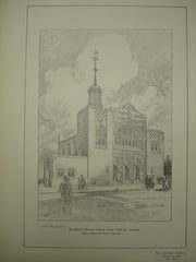 St. Gile's Mission Church on Great Wild St., London, England, UK, 1904, Ernest Runt and Ford